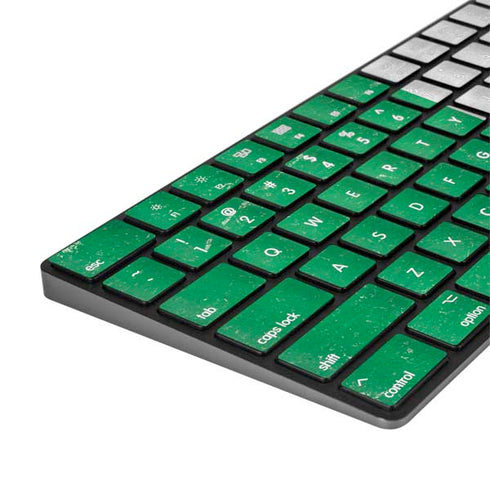 Ireland Flag Distressed Magic Keyboard with Numeric Keypad Skin